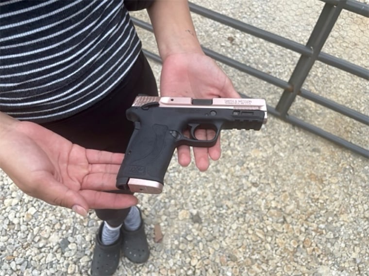 Vanessa, a neighbor of Francisco Oropesa, said she bought a gun after Friday's mass shooting.