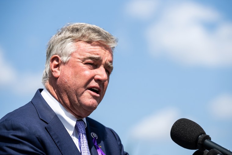 Rep. David Trone, D-Md., speaks outside the Capitol on Sept. 15, 2022.