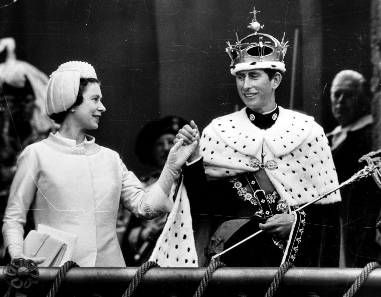 The Investiture of Prince Charles at Caernarfon Castle, Caernarfon, Wales on July 1, 1969.