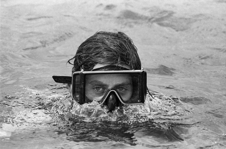 Prince Charles on holiday in Barbados, October 1970.