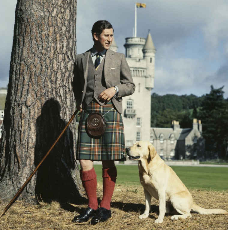 Prince Charles on the grounds of Balmoral Castle on his 30th birthday, on Nov. 14, 1978.