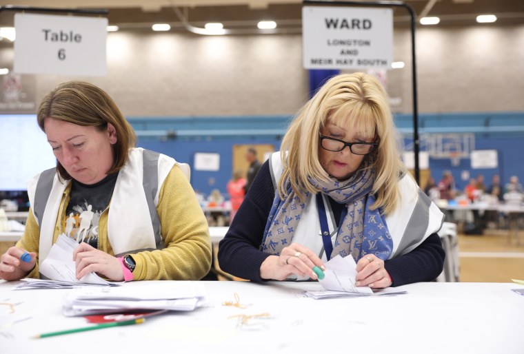 Stoke On Trent Election Count And Declaration