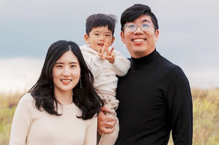 Cindy and Kyu Song Cho with their 3-year-old son James.