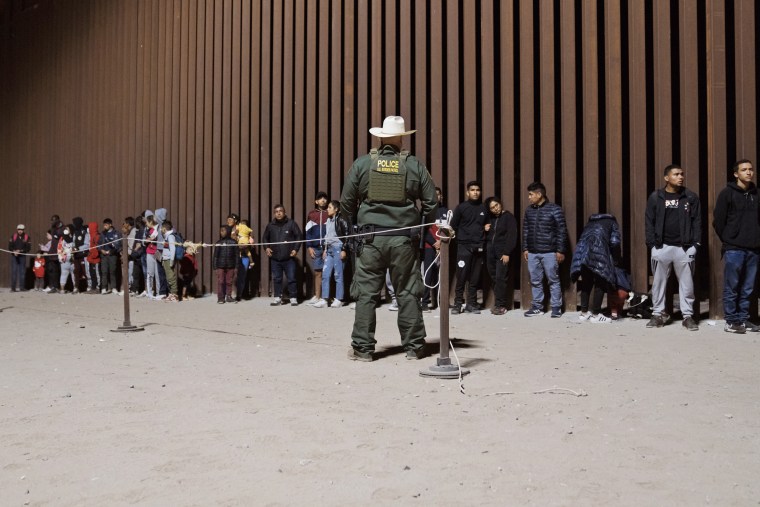 Migrants In Arizona Ahead Of The Lifting Of Title 42