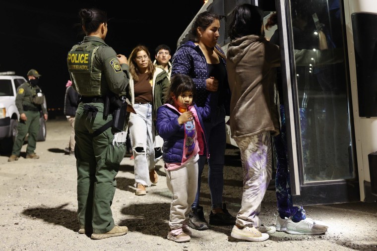 Image: Migrant Crossings At Southern Border Increase As Title 42 Policy Expires