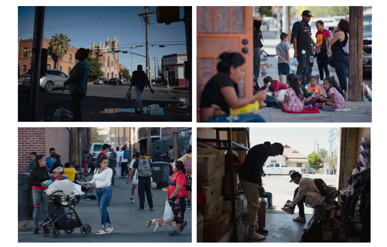 Migrants in El Paso, Texas