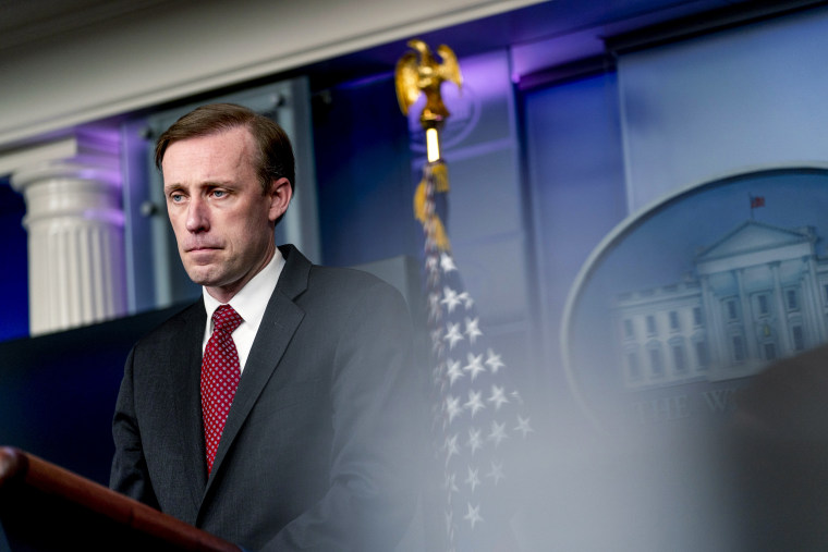 White House national security adviser Jake Sullivan in Washington on Jan. 13, 2022.