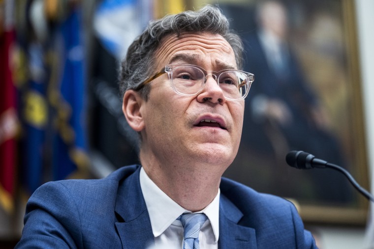 Colin Kahl, under secretary of defense for policy, testifies during the House Armed Services Committee hearing on Feb. 28, 2023.