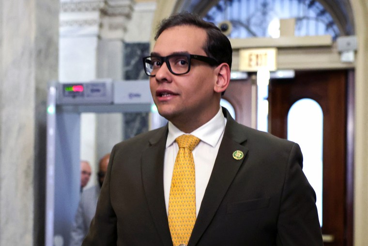 Rep. George Santos, R-N.Y., at the Capitol on May 11, 2023.