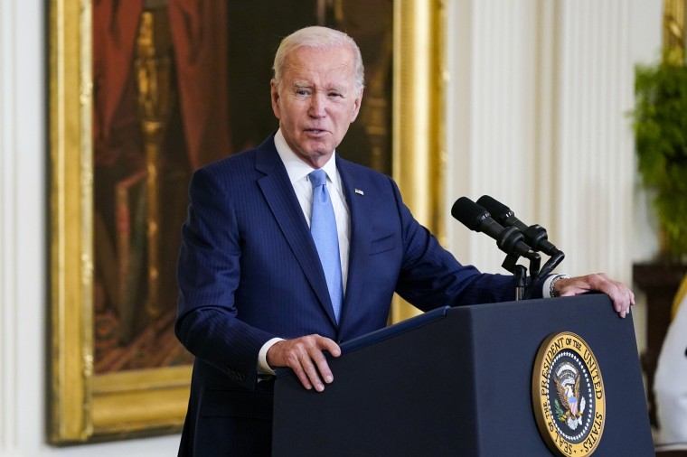 President Joe Biden at the White House on May 17, 2023.