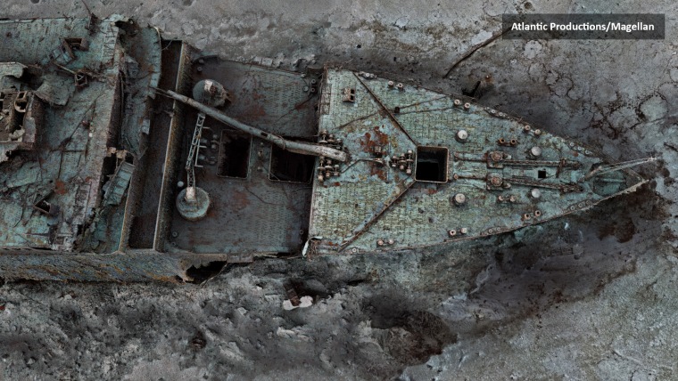 The wreck has never been seen in such detail.