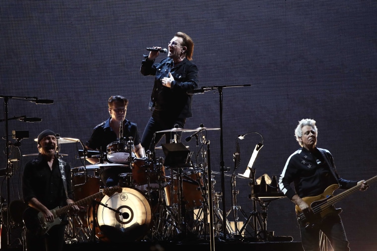 U2 perform in Seoul, South Korea