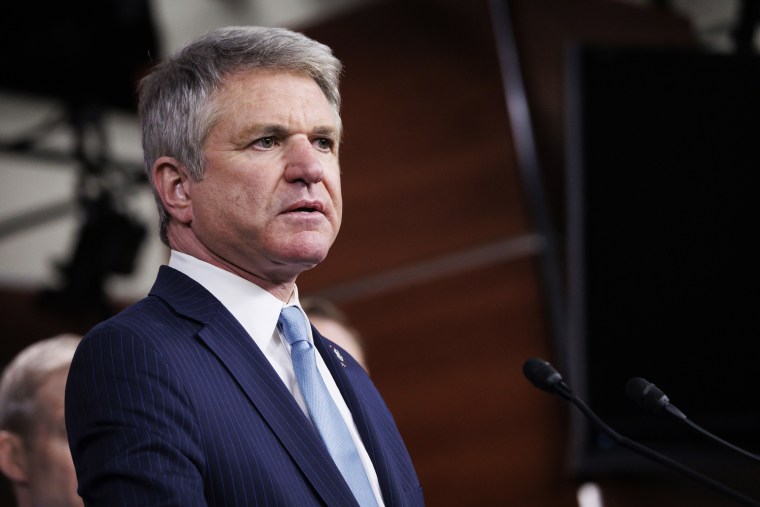 Rep. Michael McCaul speaks during a news conference at the Capitol