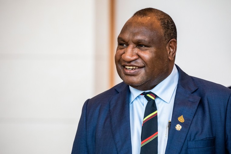 Papua New Guinea Prime Minister James Marape in Bangkok on Nov. 18, 2022.