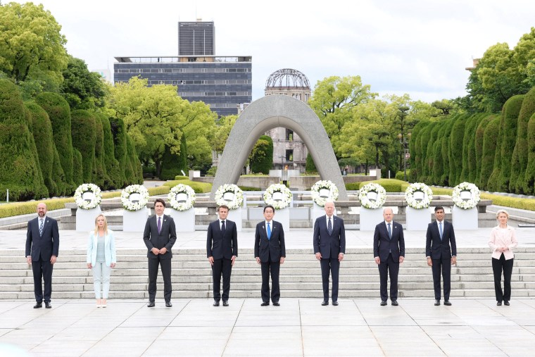 Biden G7 Hiroshima Leaders