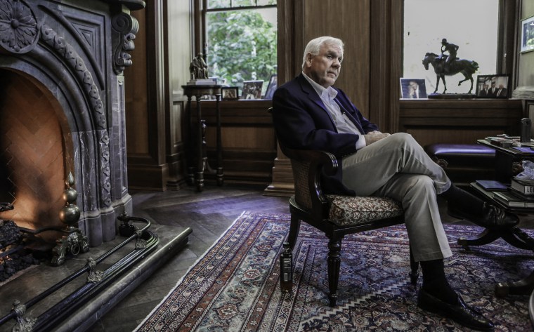 Harlan Crow at the Old Parkland estate offices in Dallas