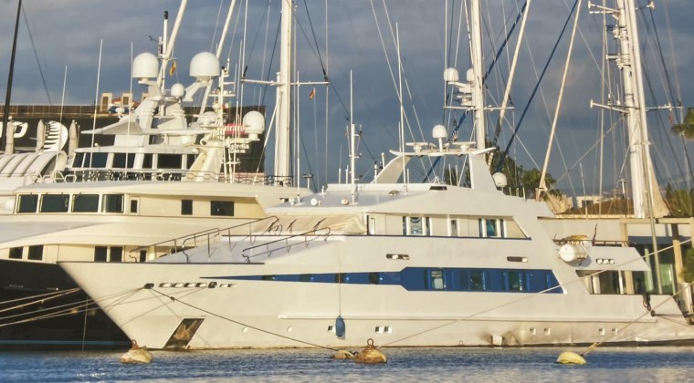 John Manchec's yacht, "Princess of Palau."