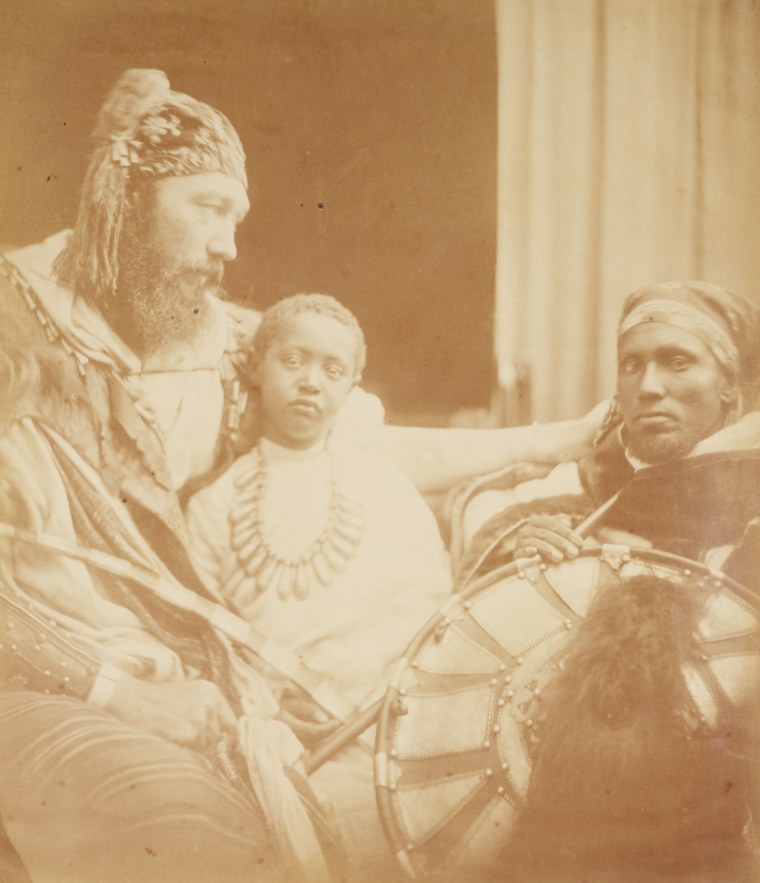 Djatch Alamayou and Captain Speedy in 1868.