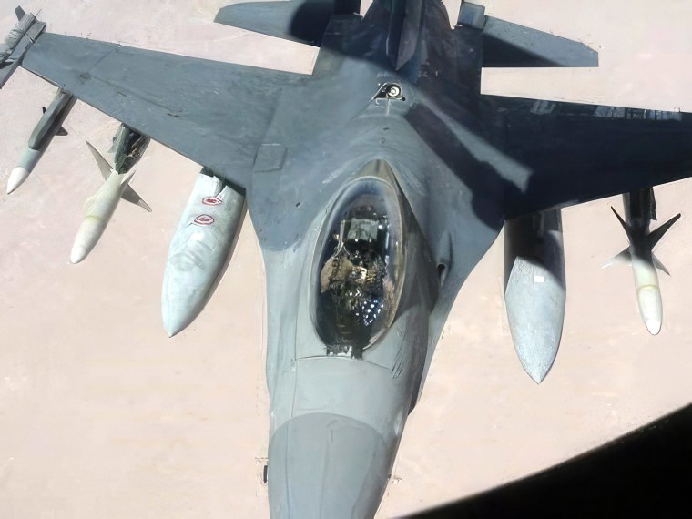 In this image provided by the U.S. Air Force, Lt. Col. CQ Brown, Jr., pilots an F-16 Fighting Falcon in support of Operation Southern Watch, Iraq, in the early 2000s. Brown is a command pilot with more than 3,000 flying hours, including 130 combat hours. President Joe Biden is expected to announce Air Force Gen. C.Q. Brown Jr.,  a history-making fighter pilot with recent experience countering China in the Pacific, to serve as the next chairman of the Joint Chiefs of Staff. If confirmed by the Senate, Brown would replace the current chairman of the Joint Chiefs of Staff, Army Gen. Mark Milley, whose term ends in October.
