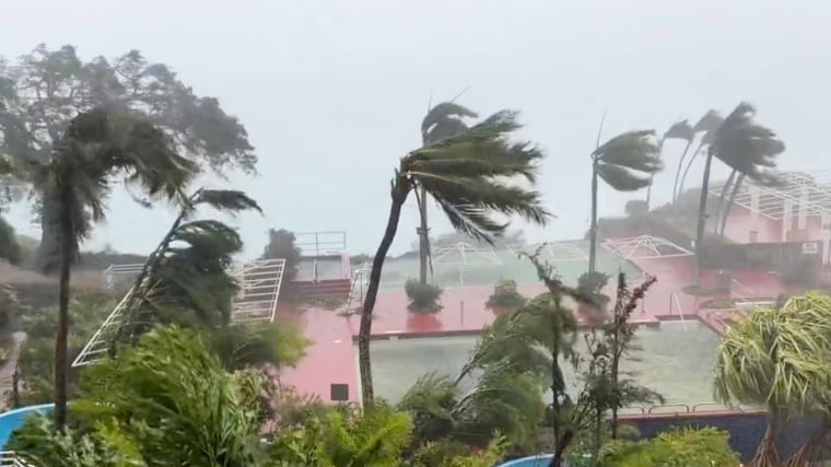  Typhoon Mawar packing potentially catastrophic winds was heading for a direct hit on Guam on Wednesday May 24, a US territory in the Pacific that is a crucial American military outpost.