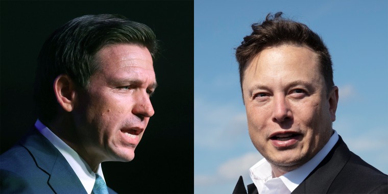 Ron DeSantis and Elon Musk.