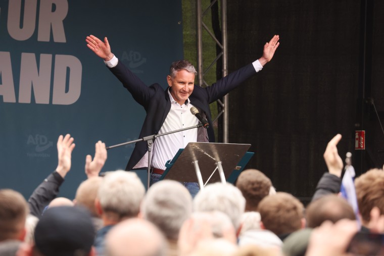 Björn Höcke en uno de los eventos de AfD