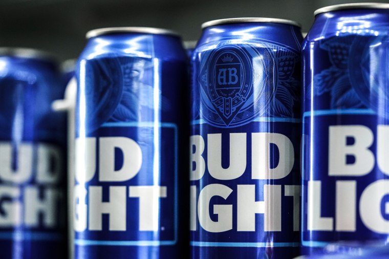 Image: Cans of Bud Light beer on April 25, 2023, in Philadelphia.