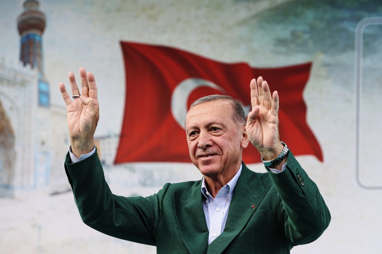 Turkish President Recep Tayyip Erdogan in Sivas