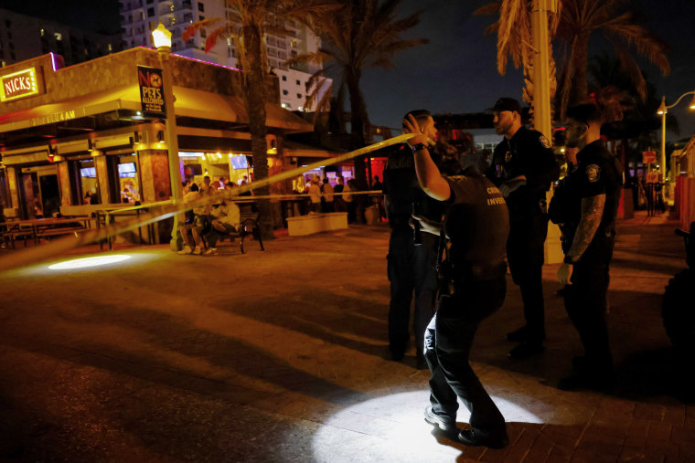 Shooting On Boardwalk In Hollywood, Florida