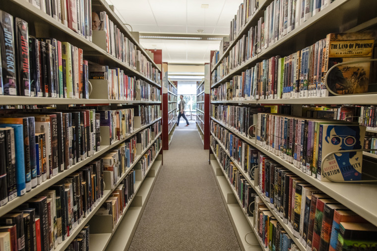 The Saline County Library in Benton, Ark., on May 25, 2023.