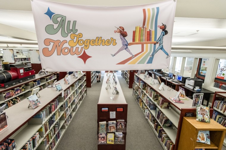 The Saline County Library in Benton, Ark., on May 25, 2023. 