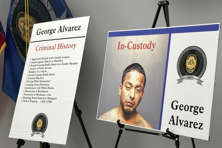 Algunos de los cargos que se listan en el historial criminal de George Álvarez.