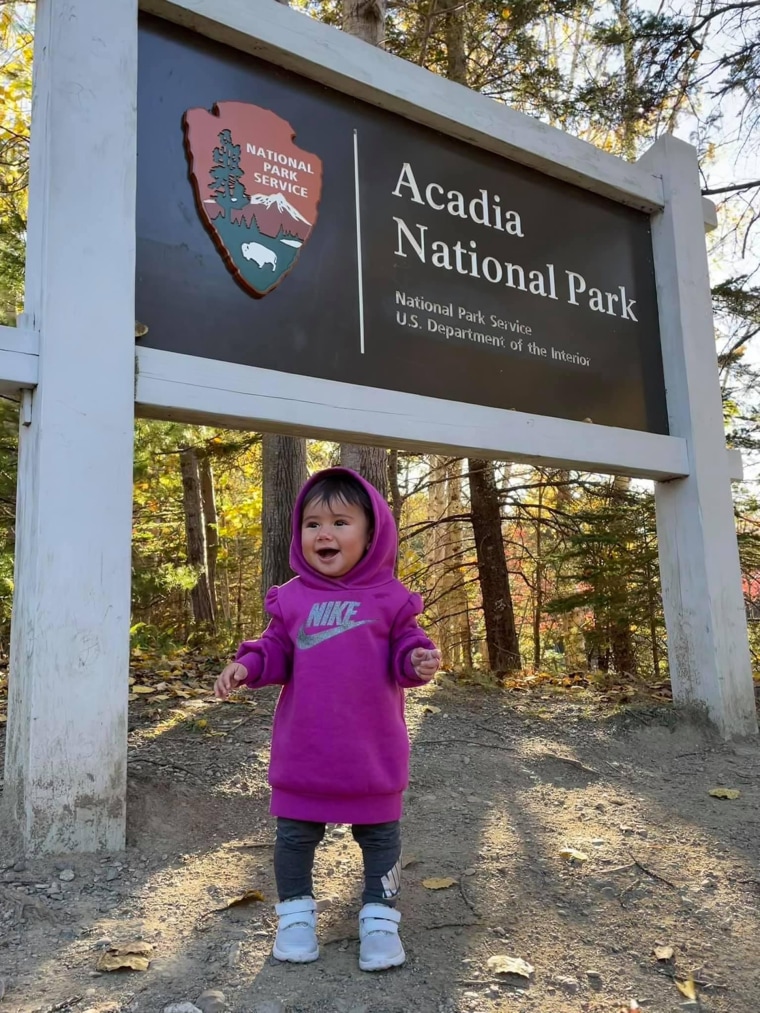 2-year-old Journey Castillo is visiting every U.S. National Park.