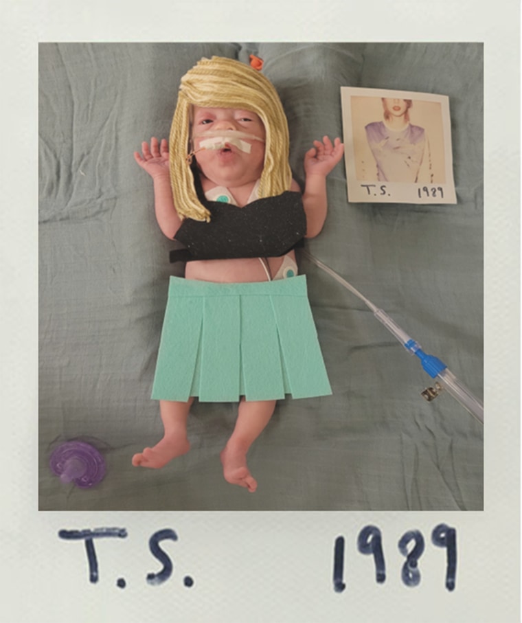 Nashville hospital dresses up NICU babies as Taylor Swift album eras