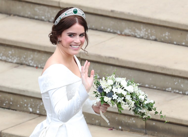 Princess Eugenie married Jack Brooksbank at St. George's Chapel in Windsor in October 2018