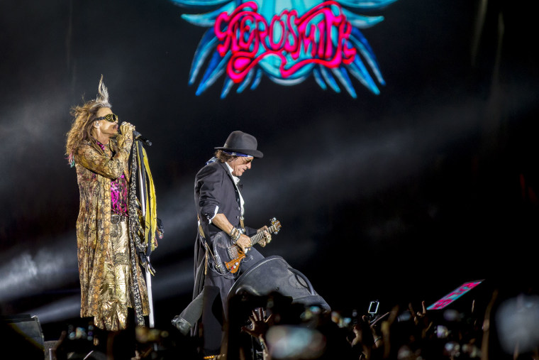 Aerosmith performance in Barcelona
