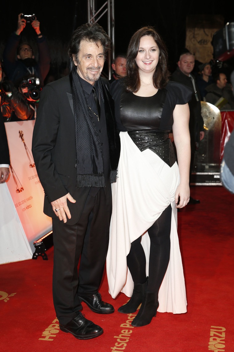 Al Pacino and his daughter Julie Marie Pacino