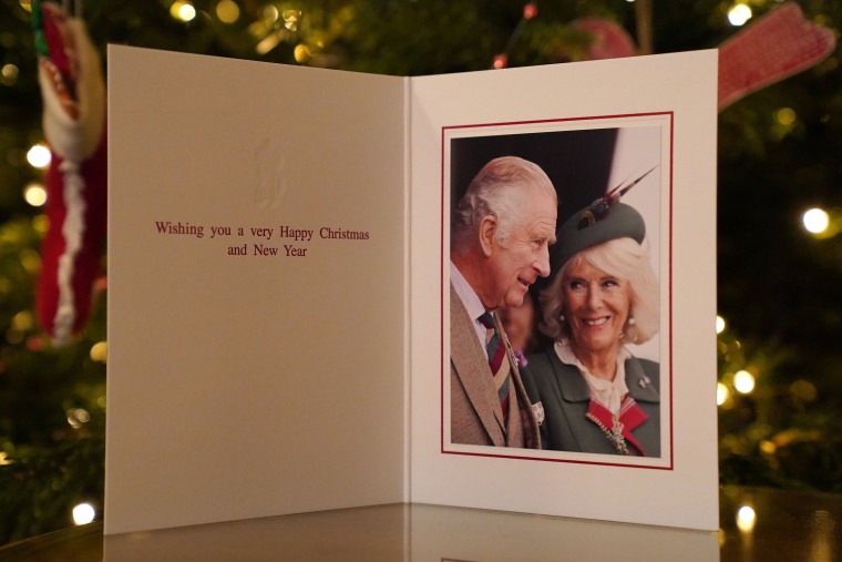 King Charles III Christmas card