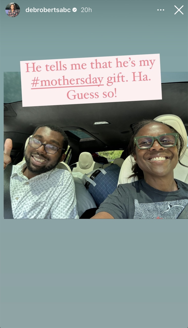 Al Roker and Deborah Robert's son, Nick, has the right idea about Mother's Day!