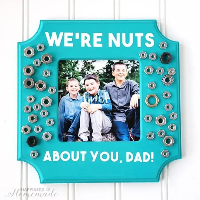 we're nuts about you picture frame