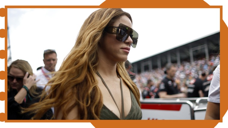 Shakira asistió al GP de Miami muy bien acompañada.