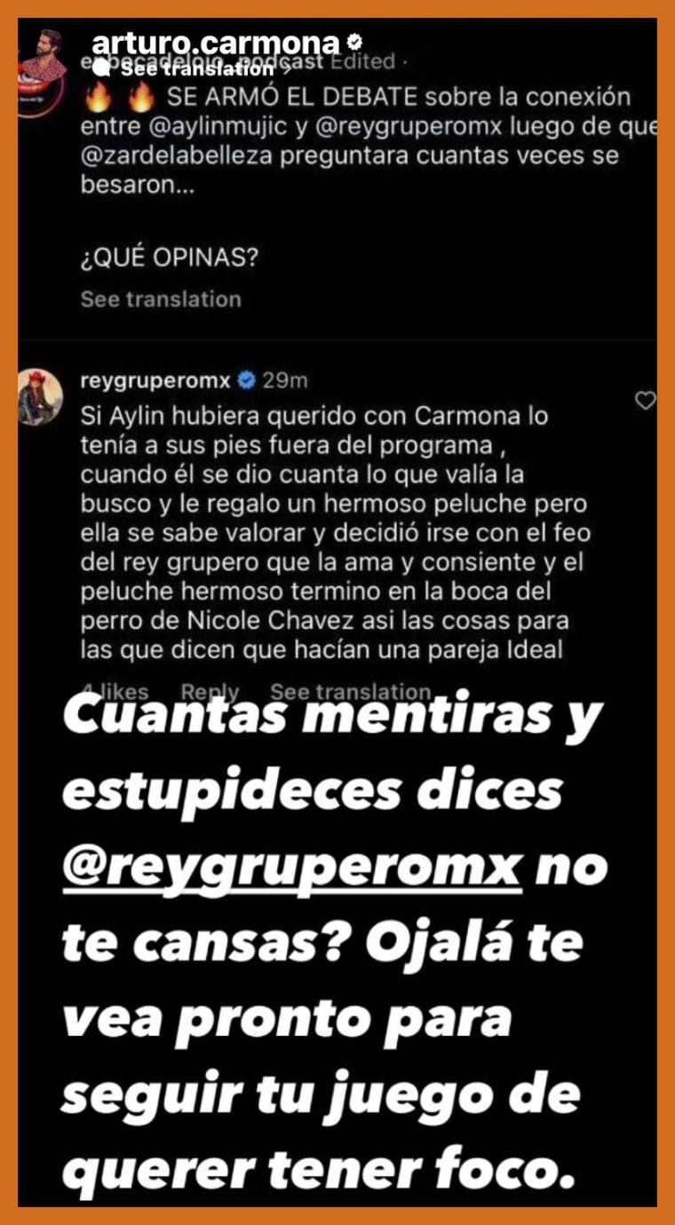 El actor paró en seco al youtuber y le lanzó fuerte advertencia