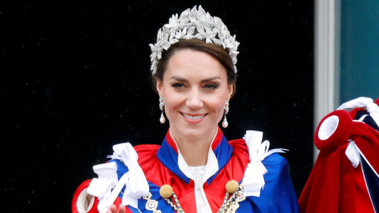 Kate Middleton en la coronación del rey Charles III en la Abadía de Westminster.