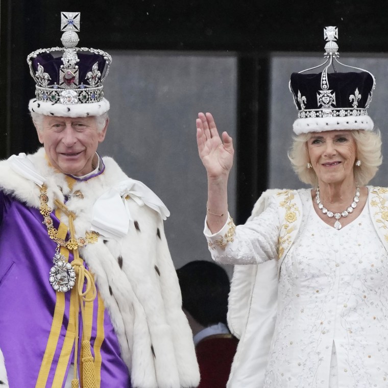Britain's King Charles III and Queen Camilla