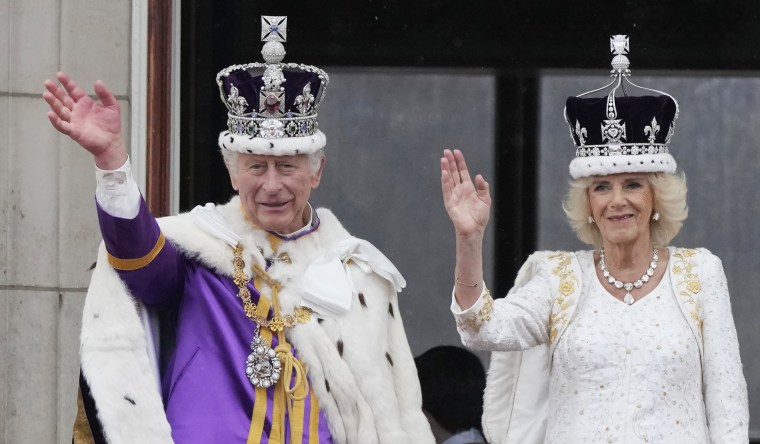 Britain's King Charles III and Queen Camilla 