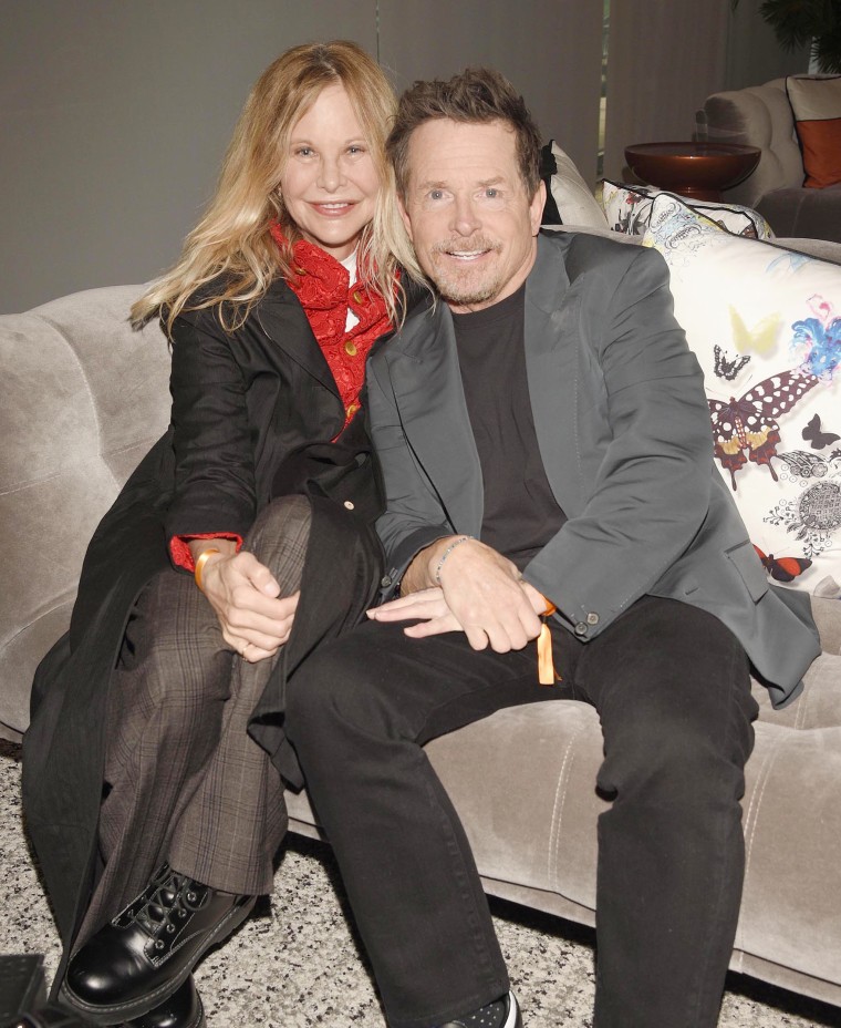 Meg Ryan and Michael J. Fox at a special screening of his documentary "Still"