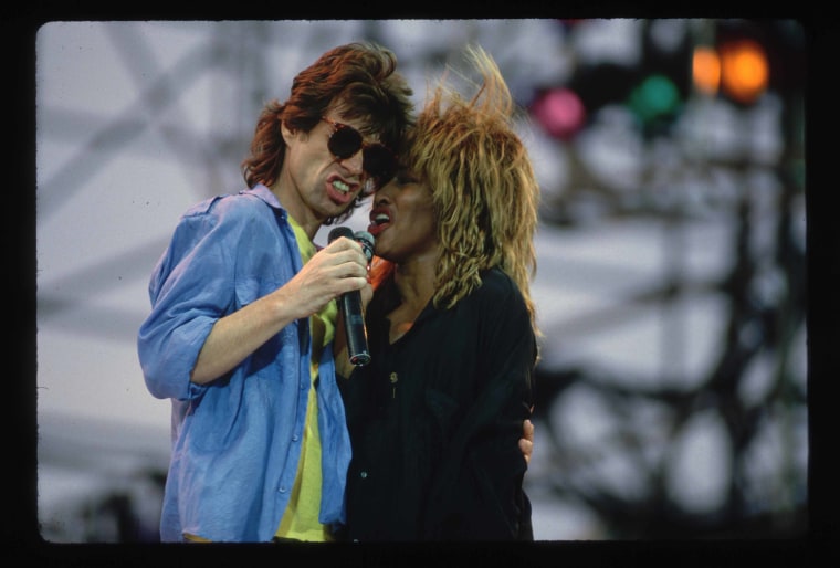 Mick Jagger et Tina Turner