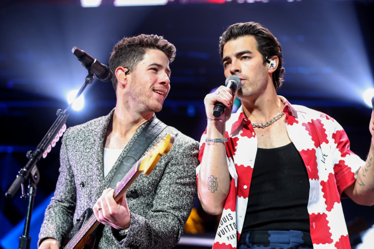 The brothers performing during iHeartRadio Kiss 108's Jingle Ball at TD Garden on Dec. 12, 2021 in Boston, Massachusetts.