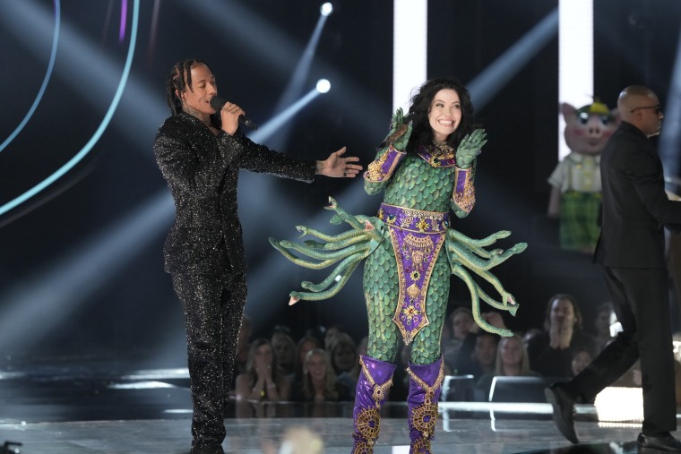 Bishop Briggs as Medusa in the “Season Finale” episode of "The Masked Singer" on May 17, 2023.  