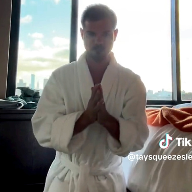 Taylor Lautner's Wife Shares Video Of Him 'Praying For John' After